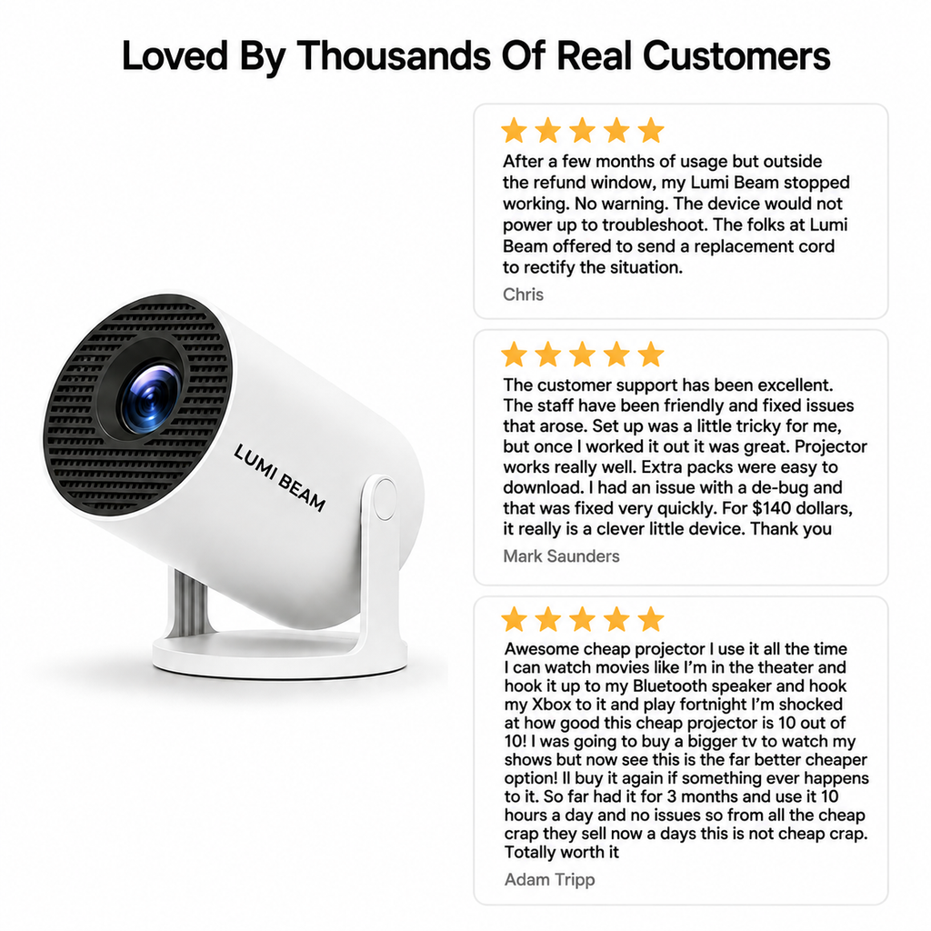 Lumi Beam Portable Projector